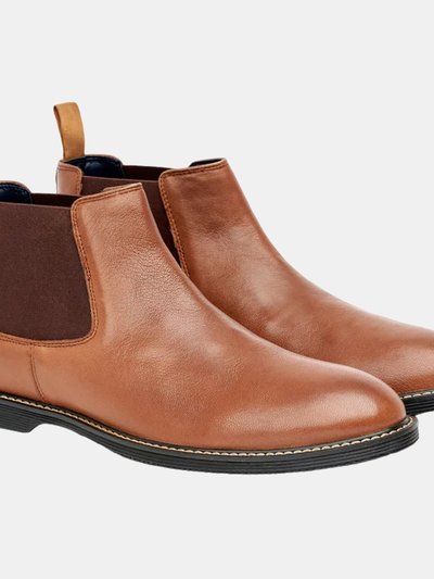 Duck and Cover Mens Maxwall Leather Chelsea Boots - Tan product