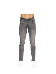 Mens Maylead Slim Jeans - Gray - Gray