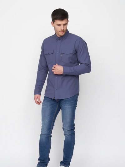 Duck and Cover Mens Melmoore Shirt - Mid Blue product