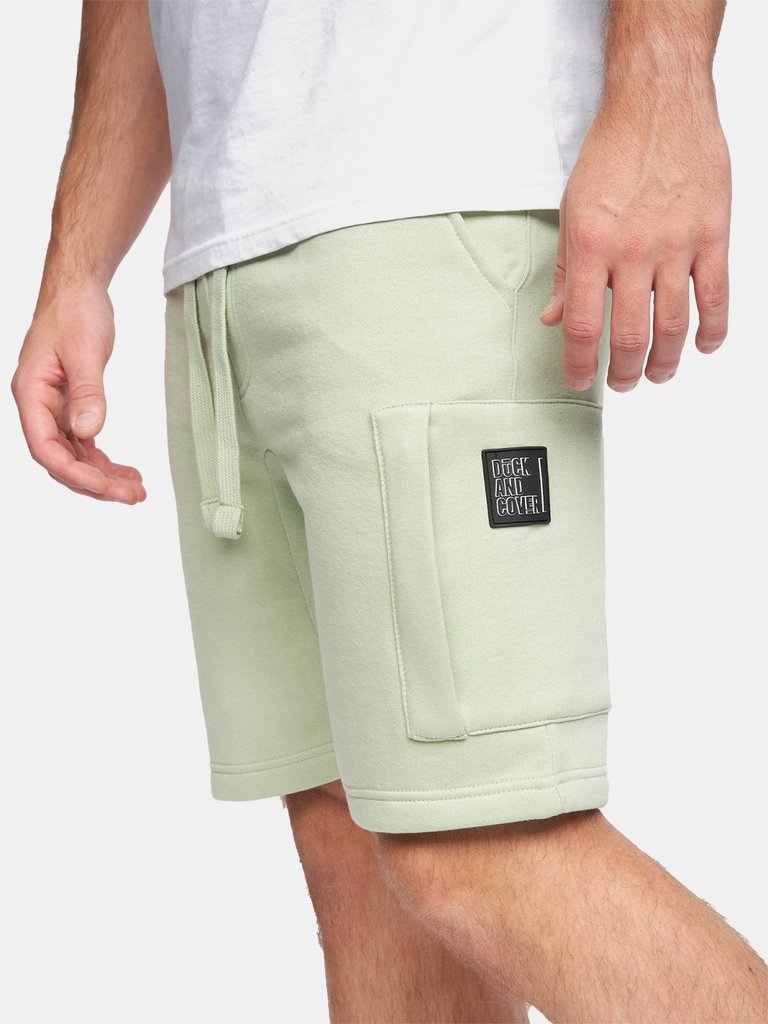 Mens Milgate Casual Shorts - Sage