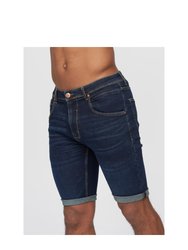 Mens Mustone Denim Shorts - Raw Wash