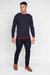 Mens Papline Knitted Sweater - Navy - Navy