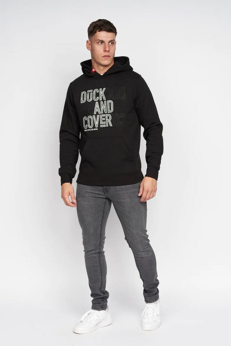 Mens Pecklar Hoodie - Black - Black