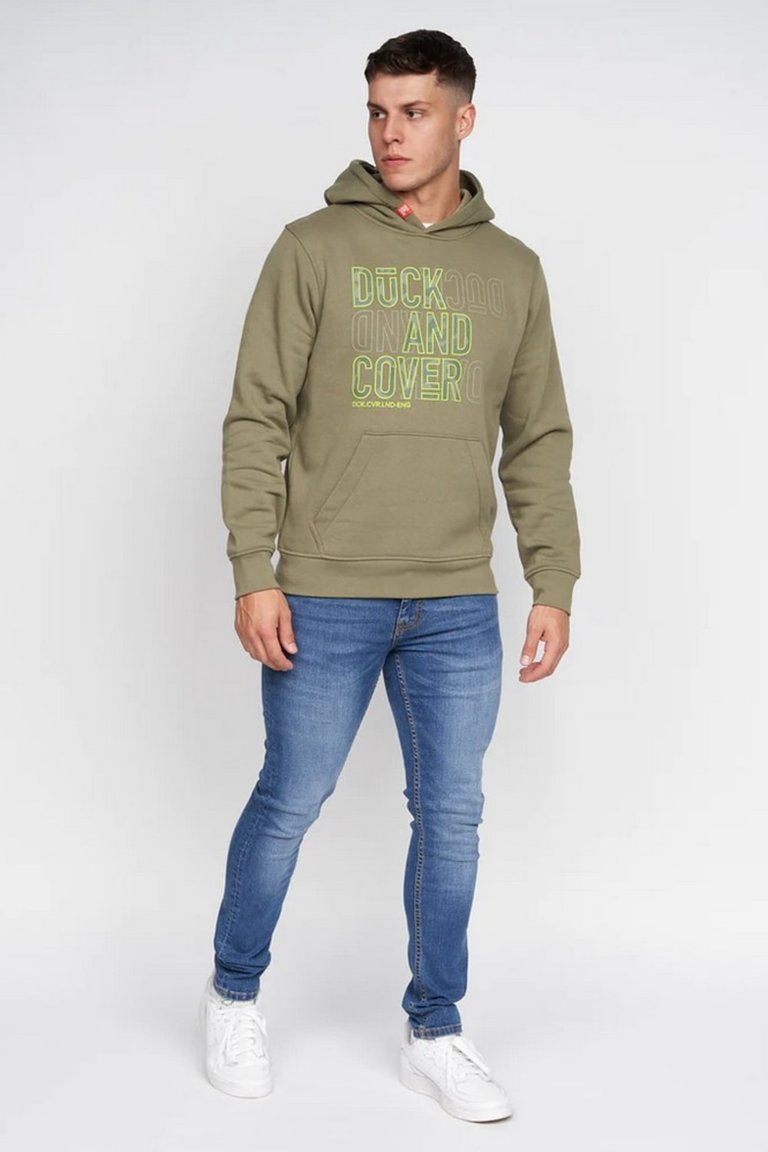 Mens Pecklar Hoodie - Olive - Olive