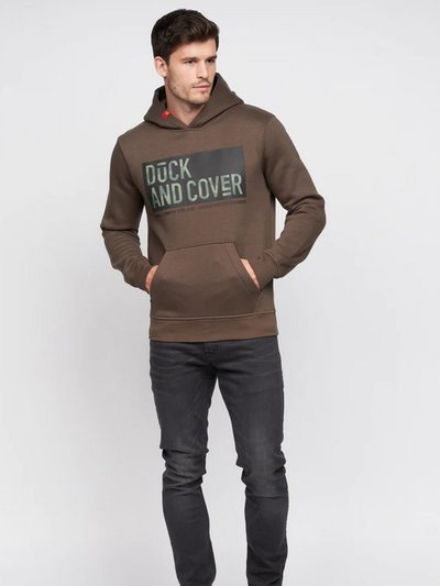 Duck and Cover Mens Quantain Hoodie - Brown product