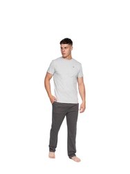 Mens Radovan Pajama Set - Grey Marl - Grey Marl
