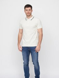 Mens Samtrase Polo Shirt - Off White - Off White