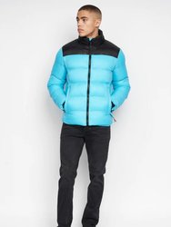 Mens Synflax Puffer Jacket - Turquoise - Turquoise