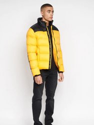Mens Synflax Puffer Jacket - Yellow - Yellow