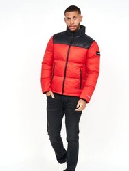 Mens Synmax 2 Quilted Jacket - Red - Red