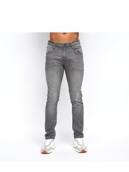 Mens Tranfil Slim Jeans - Gray