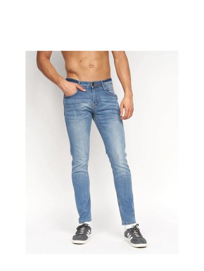 Duck and Cover Mens Tranfold Slim Jeans - Light Wash product