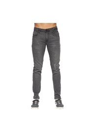 Mens Tranfold Slim Jeans - Mid Grey - Mid Grey