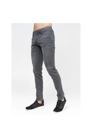 Mens Tranfold Slim Jeans (Pack Of 2) - Gray/Stone Wash