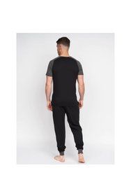 Mens Vianney Pajama Set - Black