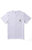 Distressed Logo Tee In Heathered Purple