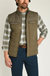 Overland Quilted Vest In Crocodile