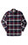 Shelton Plaid Cotton Flannel Sport Shirt In Burnt Russet - Burnt Russet