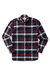 Shelton Plaid Cotton Flannel Sport Shirt In Burnt Russet - Burnt Russet