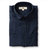 Westover Solid Cotton Quilted Sport Shirt In Navy Heather