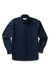 Westover Solid Cotton Quilted Sport Shirt In Navy Heather