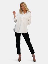 Classic Easy Pullover White Shirt - The Murray