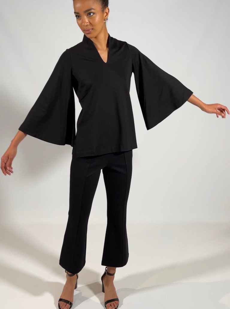 Flutter Sleeve Tunic - The Waverly