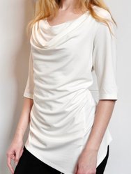 Luxury Cowl Neck Top - The Wall