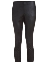 Matte Leather Front Ankle Pant - The Thompson