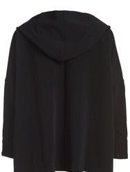 Oversized Recycled Knit 24/7 Hooded Cape - The Mercer