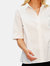 The Franklin Elbow Sleeve Polo Collar Shirt - Organic, stretch cotton 