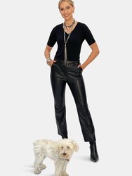 Vegan Leather Perfect Flare Leg Pant - The Harrison