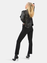 Vegan Matte Suede Moto Jacket - The Varick