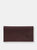 Leather Checkbook Cover - Brown