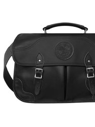 Leather Executive Briefcase - Black
