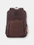 Pebbled Leather Standard Backpack - Brown