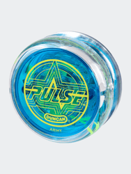 Pulse LED Light-Up Yo-Yo, Intermediate Level Yo-Yo With Ball Bearing Axle And LED Lights - Blue