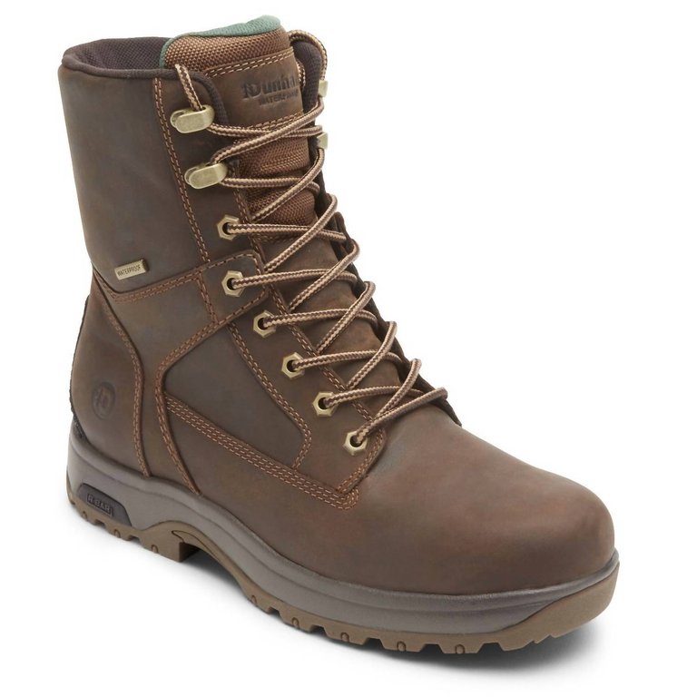 Men's 8000Works 8" 400G Insulated Boot - Medium Width In Brown - Brown