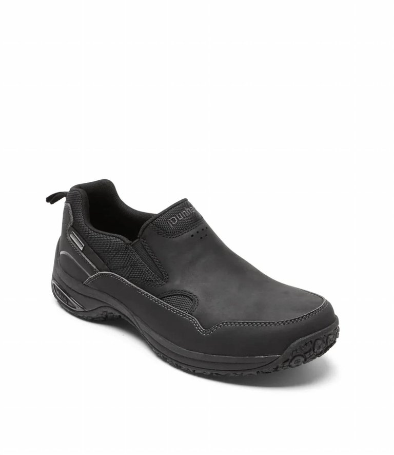 Men's Cloud Plus Slip-On Shoes - Medium Width In Black - Black