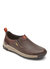 Men's Glastonbury Slip On Sneaker - 6E/Extra Extra Wide In Brown Leather/Suede - Brown Leather/Suede