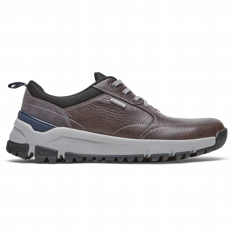 Men's Glastonbury Waterproof Ubal Ii Walking Shoe - Medium Width In Steel Grey