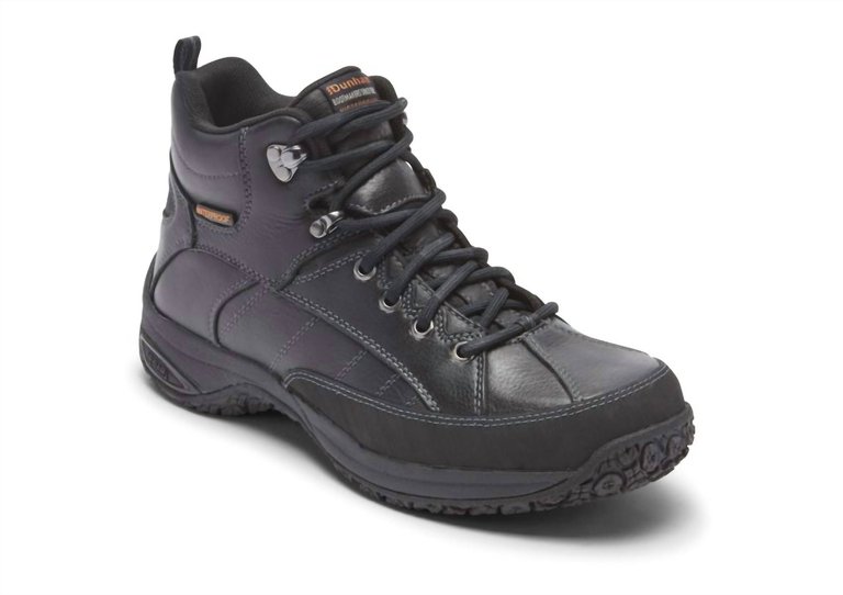 Men's Lawrence Mid Waterproof Boot In Black - Black