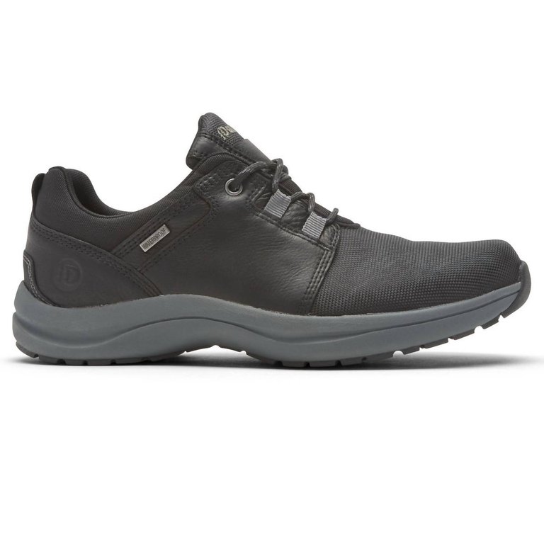 Men's Sutton Tie Waterproof Shoes In Black