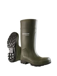 Adults Purofort Professional Full Safety Wellies - Green