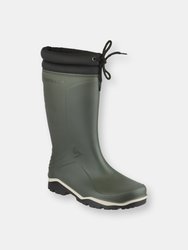 Blizzard Unisex Winter Wellington Rain Boots - GREEN - GREEN