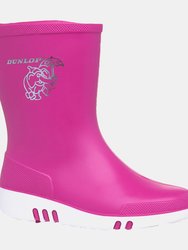 Dunlop Childrens/Kids Mini Galoshes (Pink) (9 Child US) - Pink