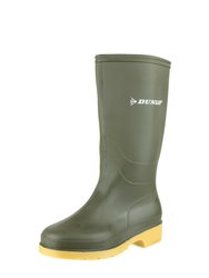 DUNLOP Childrens/Kids Unisex 16247 DULLS Rain Boots/Wellington Boots (Green) (3 US)