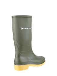 DUNLOP Childrens/Kids Unisex 16247 DULLS Rain Boots/Wellington Boots (Green) (3 US)