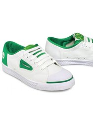 Dunlop Green Flash DU1555 Non-Marking Trainer / Big Boys Trainers /Sports (White)