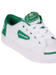 Dunlop Green Flash DU1555 Non-Marking Trainer / Big Boys Trainers /Sports (White) - White
